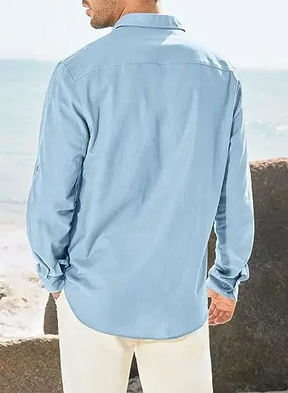 Camisa Masculina Florida de Algodão 2025