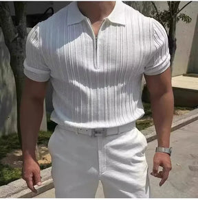 Pague 1 Leve 4 - Camisa Polo com Ziper Old Money