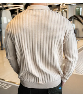 Camisa Polo Infinity Zip – Elegância e Conforto no Outono/Inverno