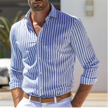 Camisa Masculina Xadrez 2025 – Casual & Resort