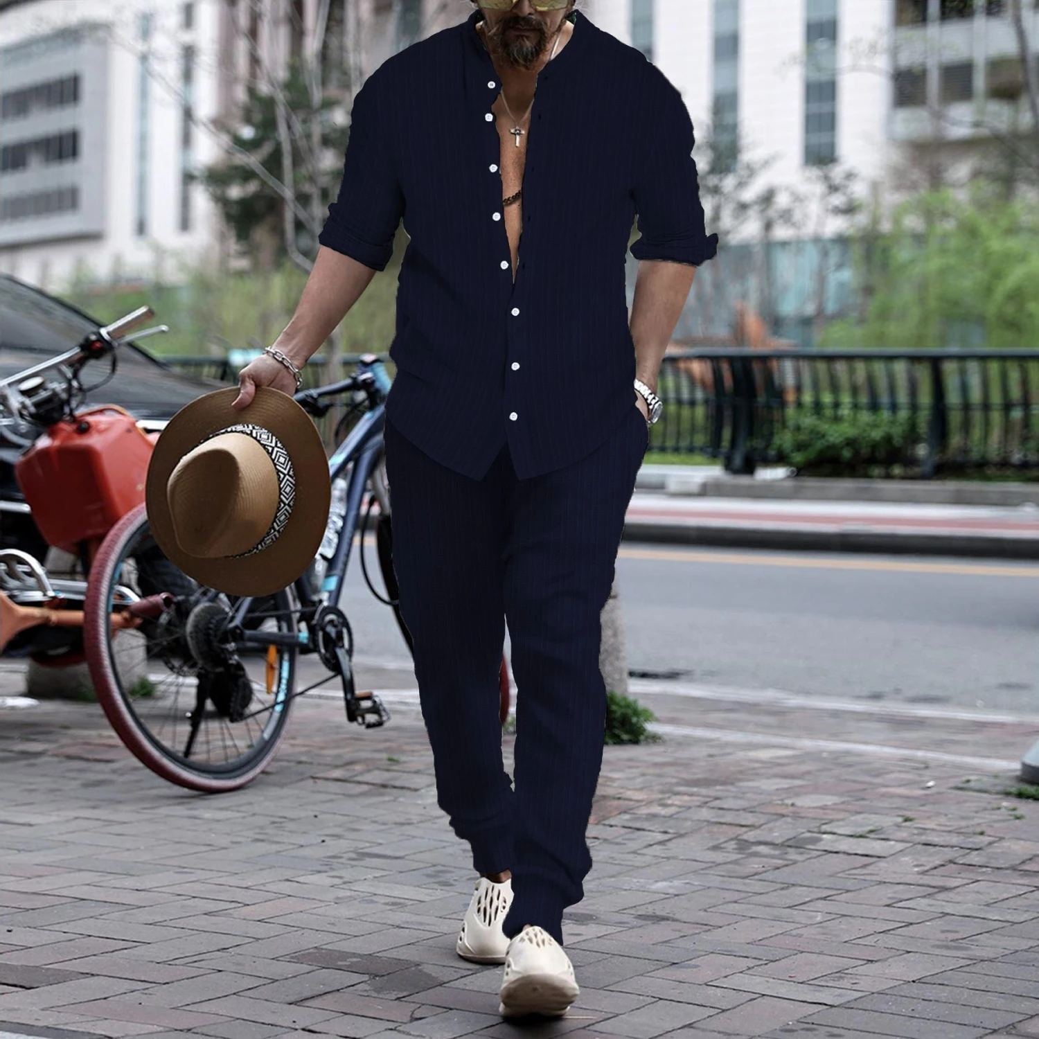 Pague 1 Leve 3 | Conjunto de Linho Brisa do Mar | Ano Novo 2026