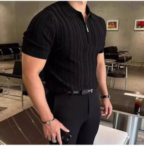 Pague 1 Leve 4 - Camisa Polo com Ziper Old Money