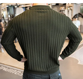 Camisa Polo Infinity Zip – Elegância e Conforto no Outono/Inverno