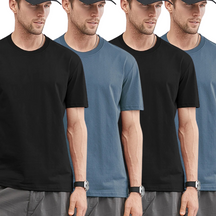 Pague 2 Leve 4 - Camiseta Confort  Basica Algodão