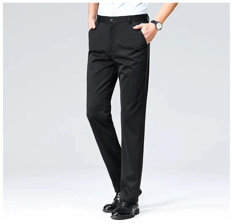 Frete Grátis | Calça Social Clássica Alfaiataria + Cinto Social Couro