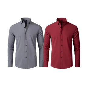 COMPRE 1 LEVE 2 | Camisa Social Ultra Elastech Anti amassados