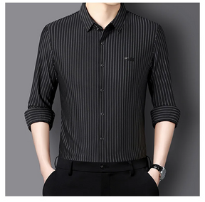 Camisa Social Masculina de Lã – Estilo e Conforto Premium