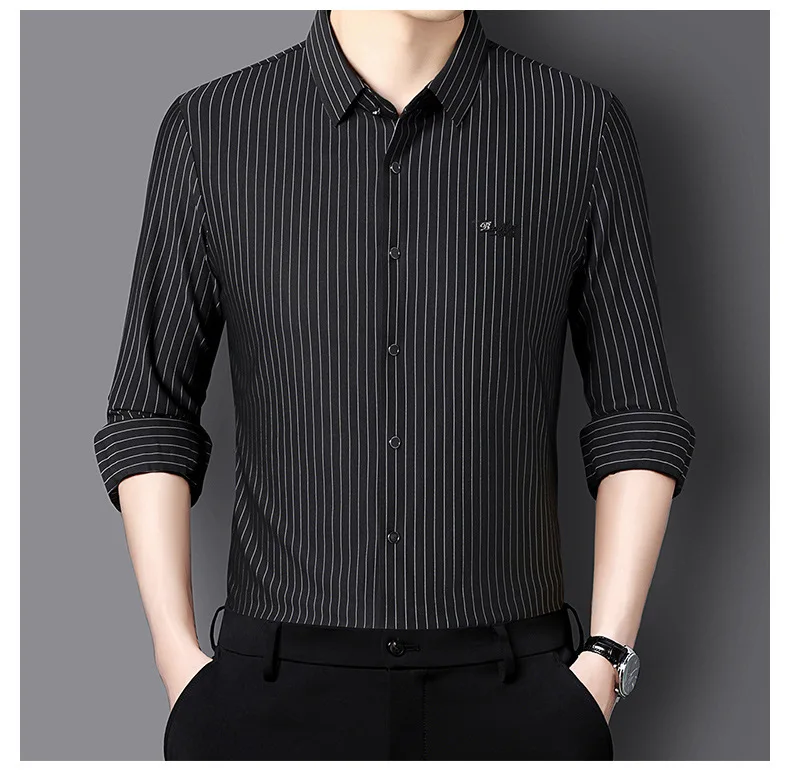 Camisa Social Masculina de Lã – Estilo e Conforto Premium