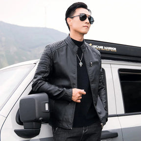 Frete Grátis - Jaqueta de couro Genuino Storm Lançamento 2024 Arantes - Loja Arantes