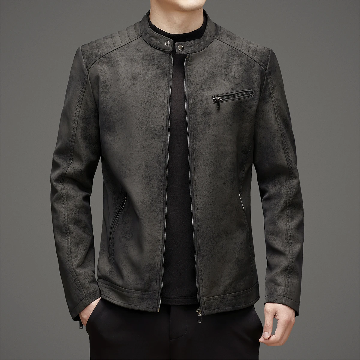 Jaqueta de Couro Legitimo Vartrek