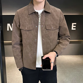 Jaqueta de Camurça Duster – Estilo Americano