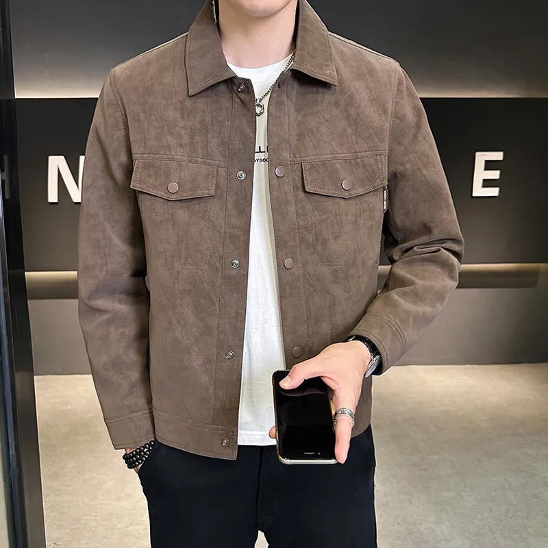 Jaqueta de Camurça Duster – Estilo Americano