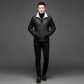 Jaqueta de Couro Legitimo Talvor