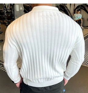 Camisa Polo Infinity Zip – Elegância e Conforto no Outono/Inverno