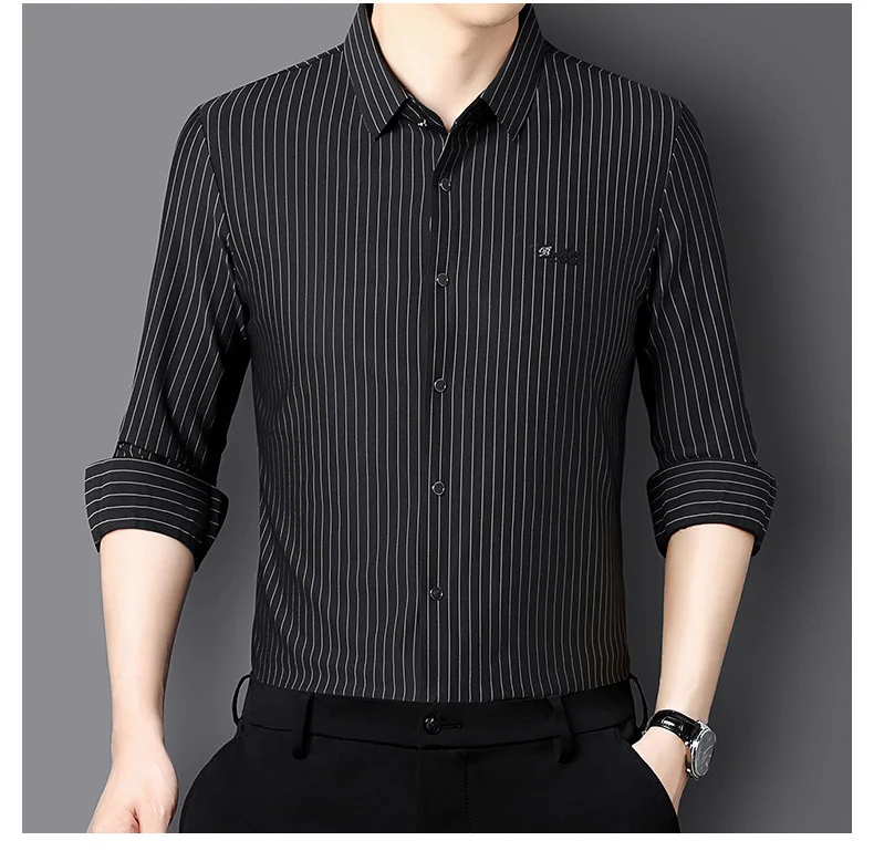 Camisa Social Masculina de Lã – Estilo e Conforto Premium