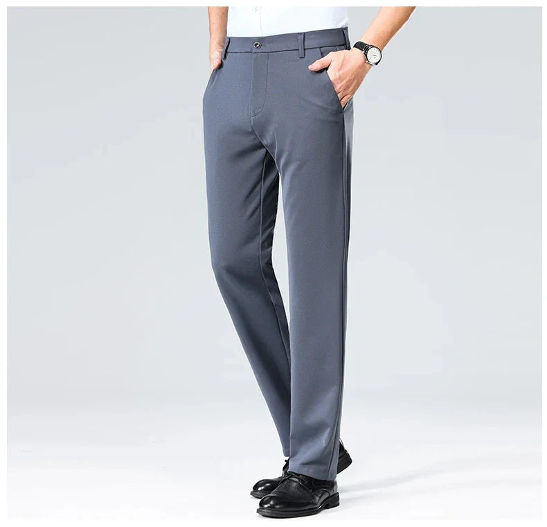 Frete Grátis | Calça Social Clássica Alfaiataria + Cinto Social Couro