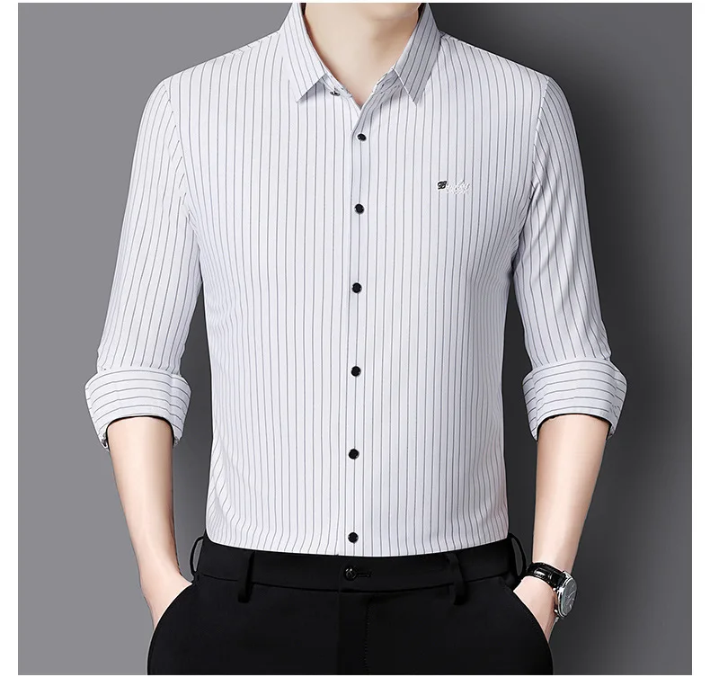 Camisa Social Masculina de Lã – Estilo e Conforto Premium