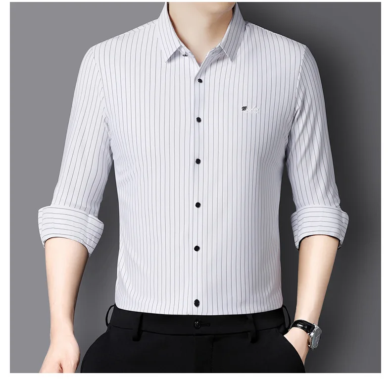 Camisa Social Masculina de Lã – Estilo e Conforto Premium