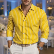 Camisa Masculina Listrada – Festa Casual