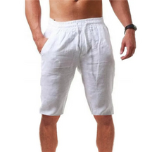 Bermudas Masculinas de Linho – Verão & Fitness