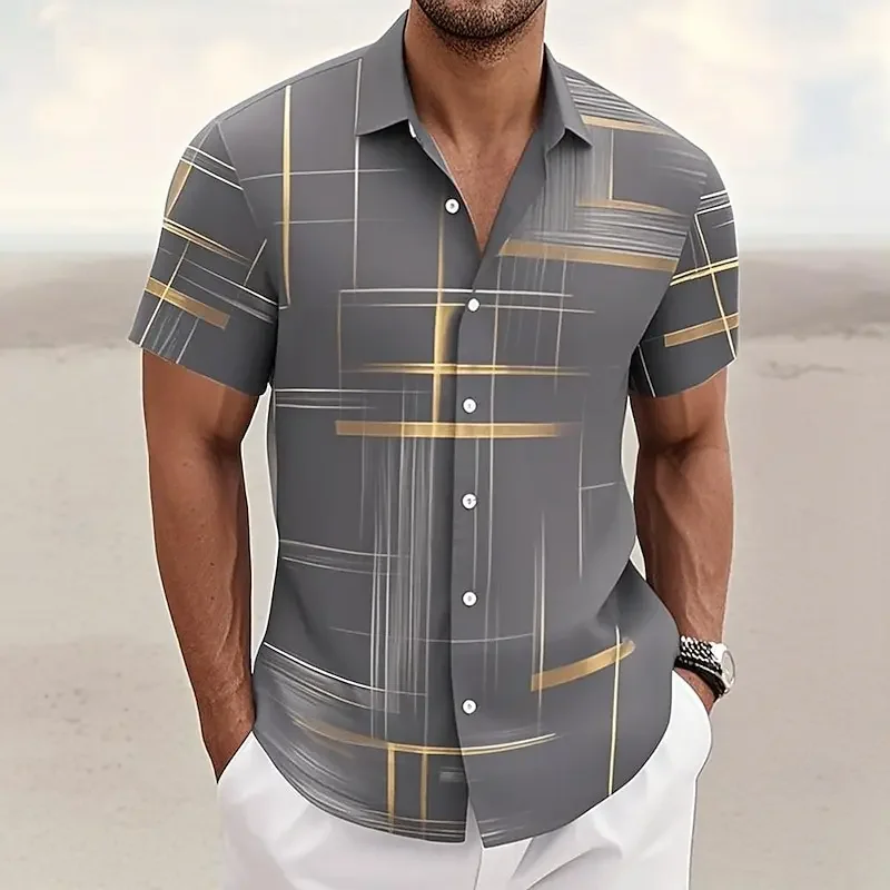 Camisa Masculina Bravik – Estilo Casual e Moderno