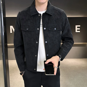 Jaqueta de Camurça Duster – Estilo Americano