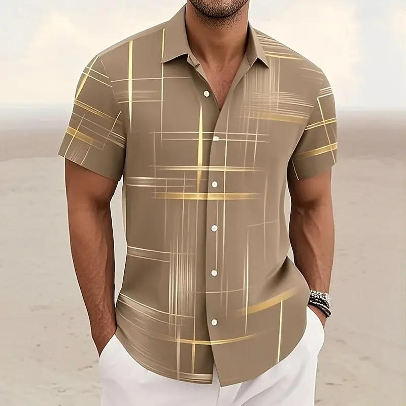 Camisa Masculina Bravik – Estilo Casual e Moderno