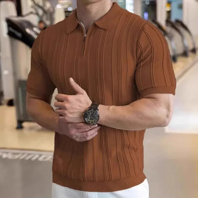 Pague 1 Leve 4 - Camisa Polo com Ziper Old Money