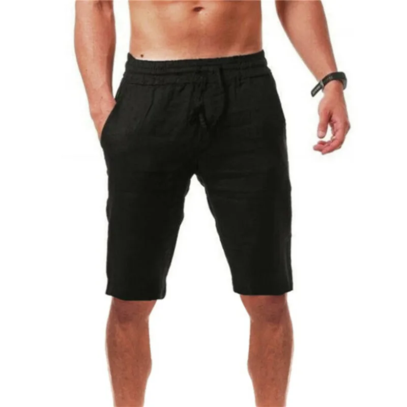 Bermudas Masculinas de Linho – Verão & Fitness