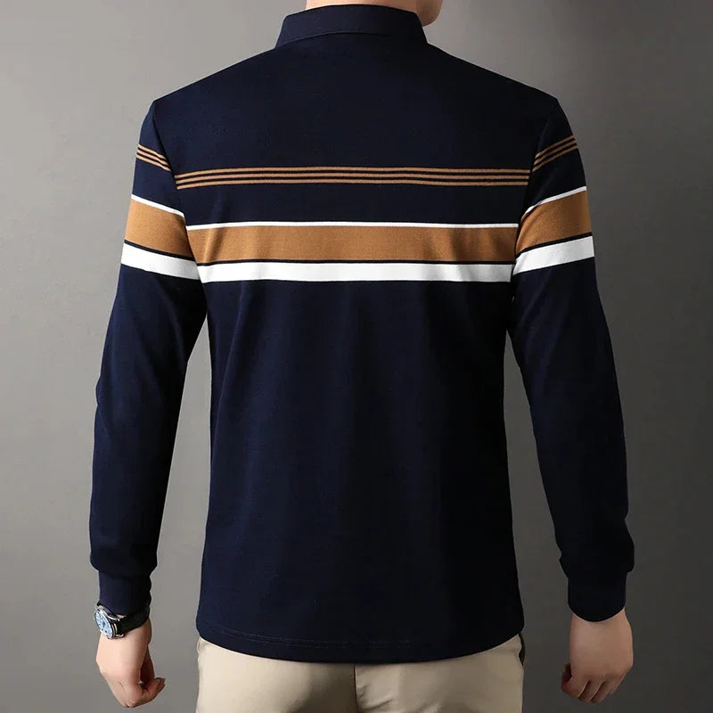 Camisa Polo Nation Manga Longa