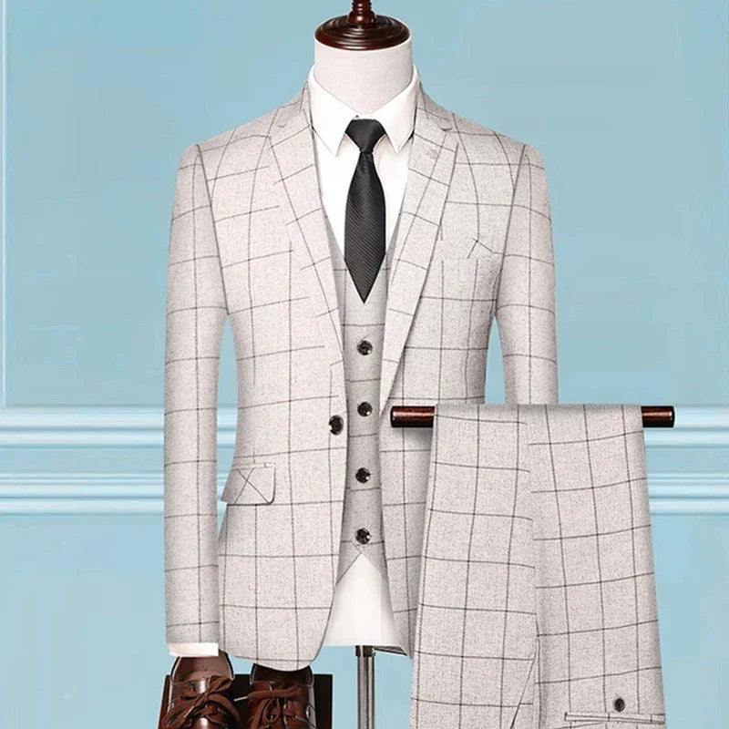 Cosume Kingsman - Blazer Colete e Calça Social