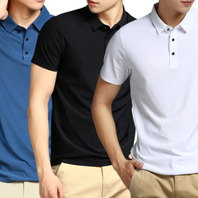 Pague 1 Leve 3  | Camisa Polo Tech - Tecido anti odor + Relogio de Brinde