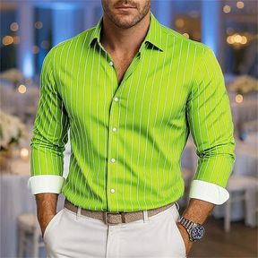 Camisa Masculina Listrada – Festa Casual