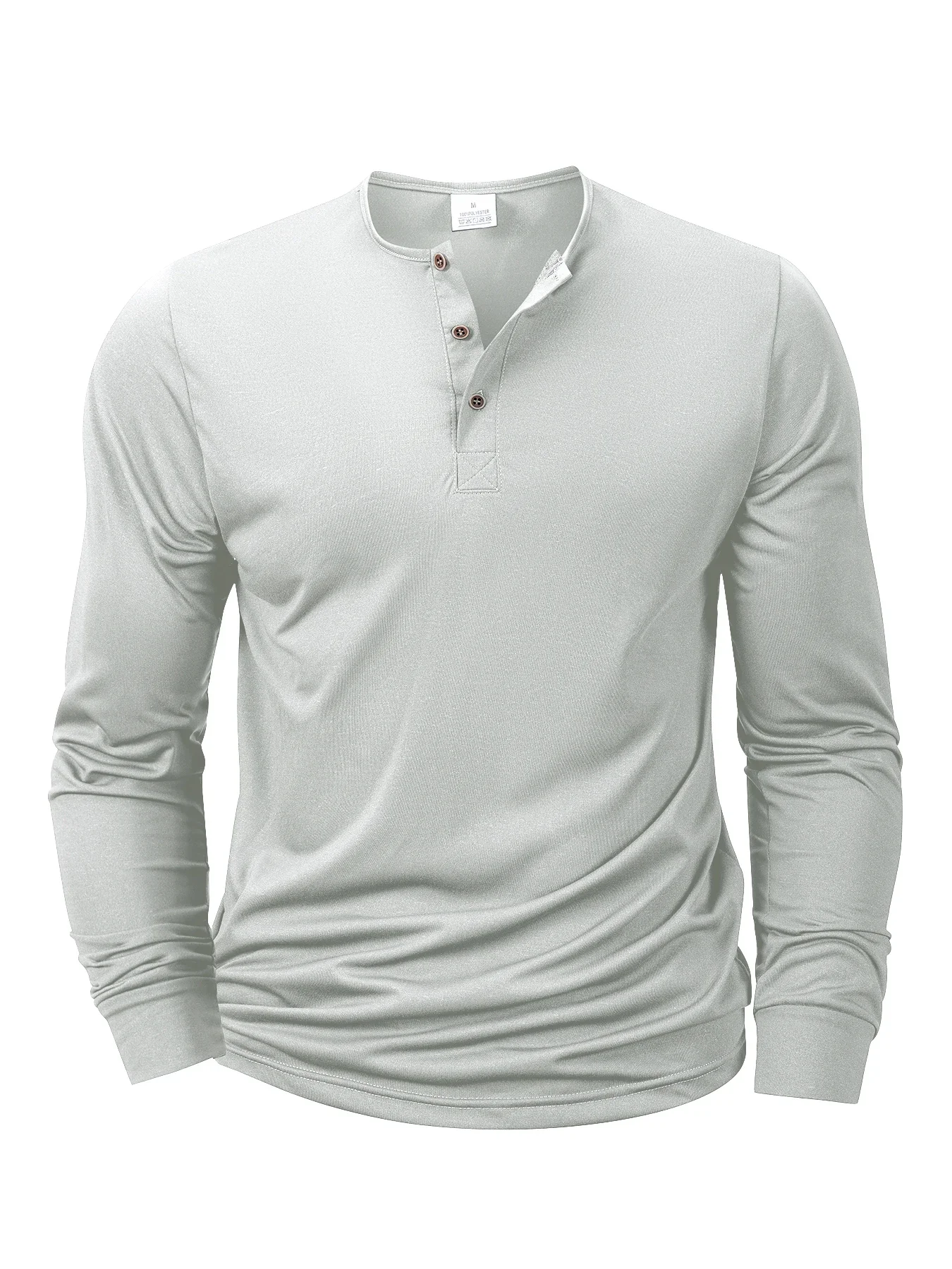 Camisa Manga Longa Henley Prime