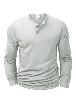 Camisa Manga Longa Henley Prime