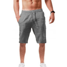 Bermudas Masculinas de Linho – Verão & Fitness
