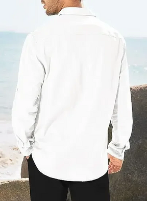 Camisa Masculina Florida de Algodão 2025