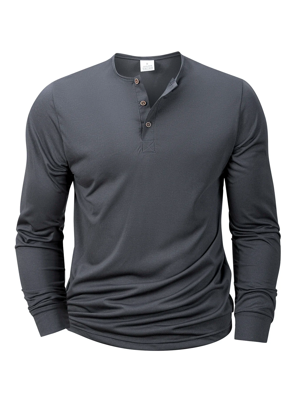 Camisa Manga Longa Henley Prime