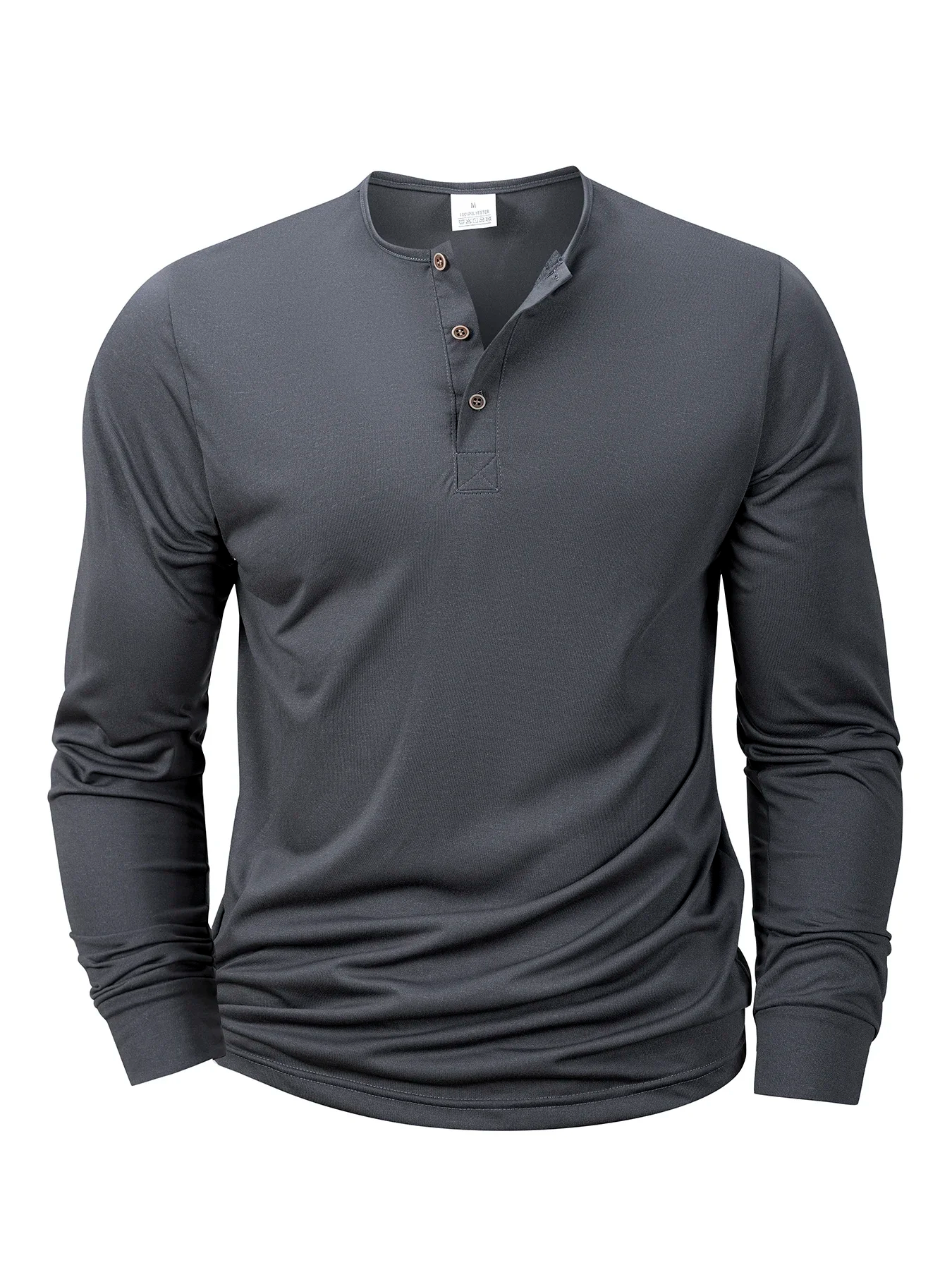 Camisa Manga Longa Henley Prime