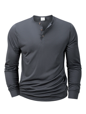 Camisa Manga Longa Henley Prime