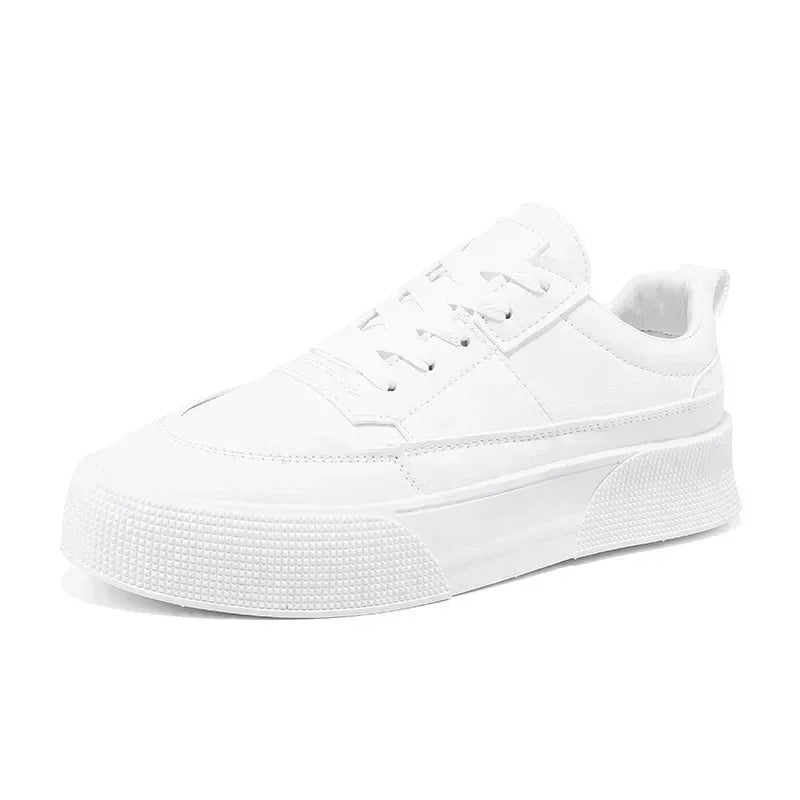 Tênis de Couro White Classic