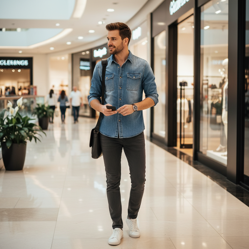 Pague 1 e Leve 2 | Camisa Jeans Minimal Classic