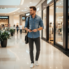 Pague 1 e Leve 2 | Camisa Jeans Minimal Classic