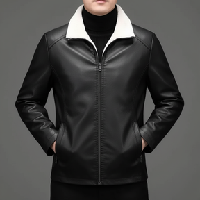 Jaqueta de Couro Legitimo Talvor