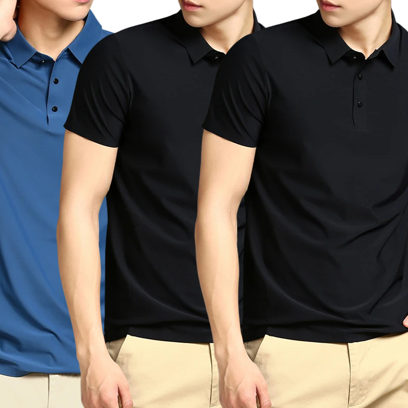 Pague 1 Leve 3  | Camisa Polo Tech - Tecido anti odor + Relogio de Brinde