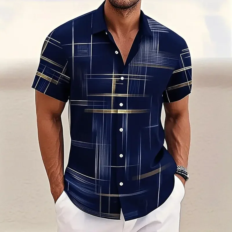 Camisa Masculina Bravik – Estilo Casual e Moderno