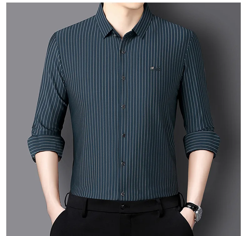 Camisa Social Masculina de Lã – Estilo e Conforto Premium