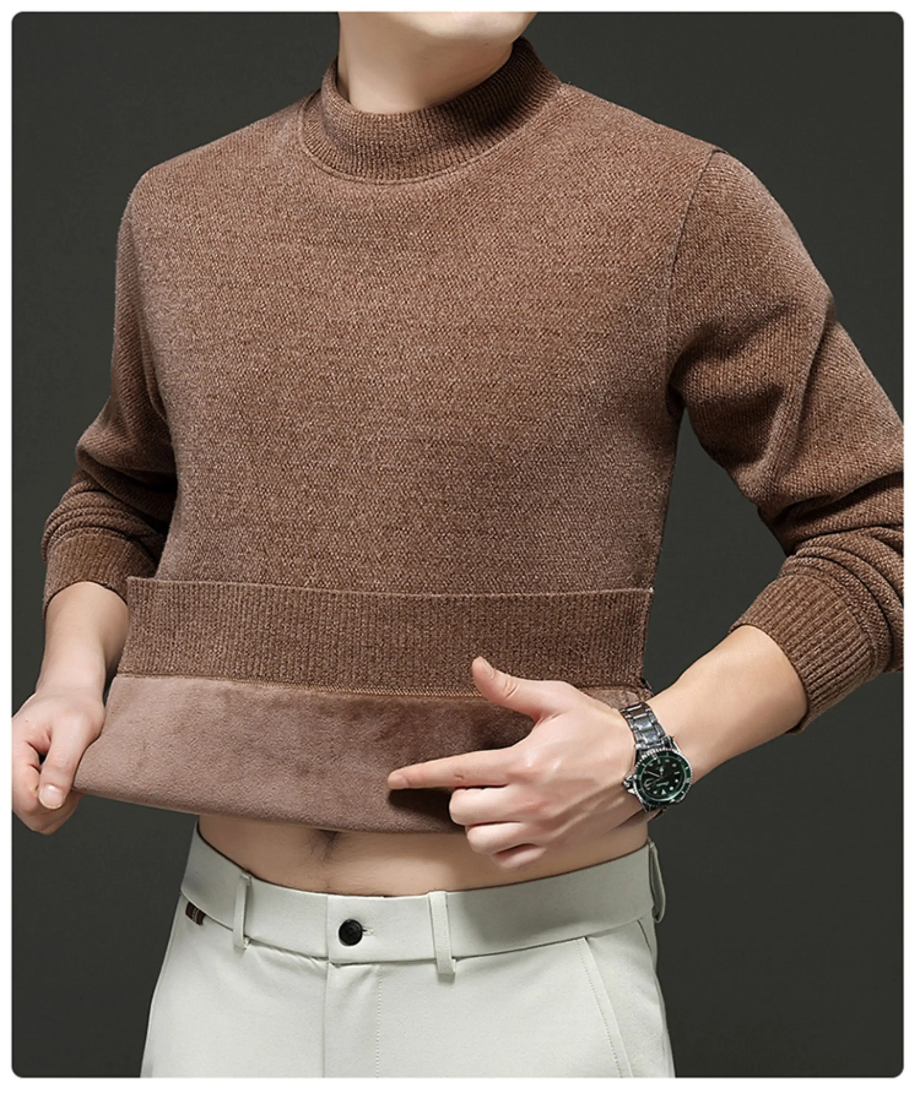 Suéter Masculino Cenvor – Estilo e Conforto no Inverno