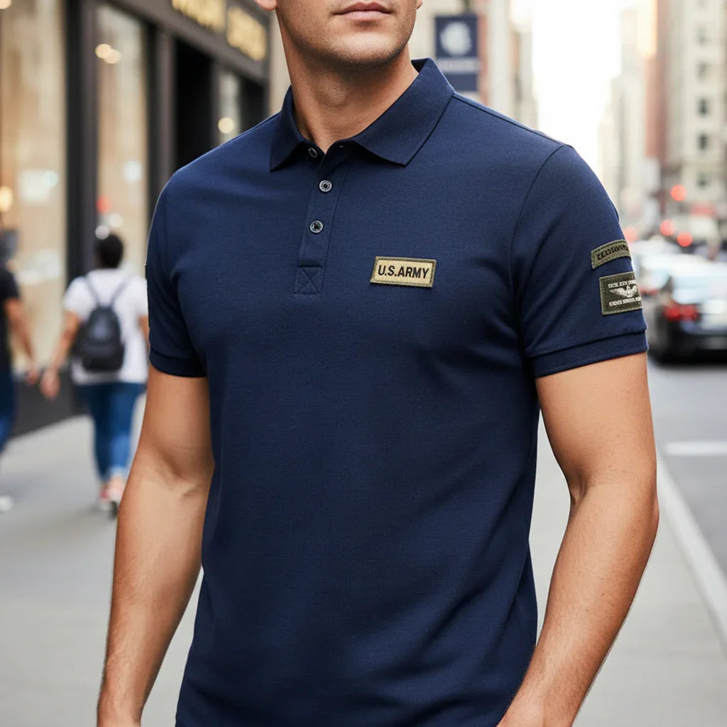 Camisa Polo Estilo U.S Army