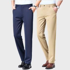 Compre 1 Leve 2 | Calça Social Clássica Alfaiataria + Cinto Social Couro